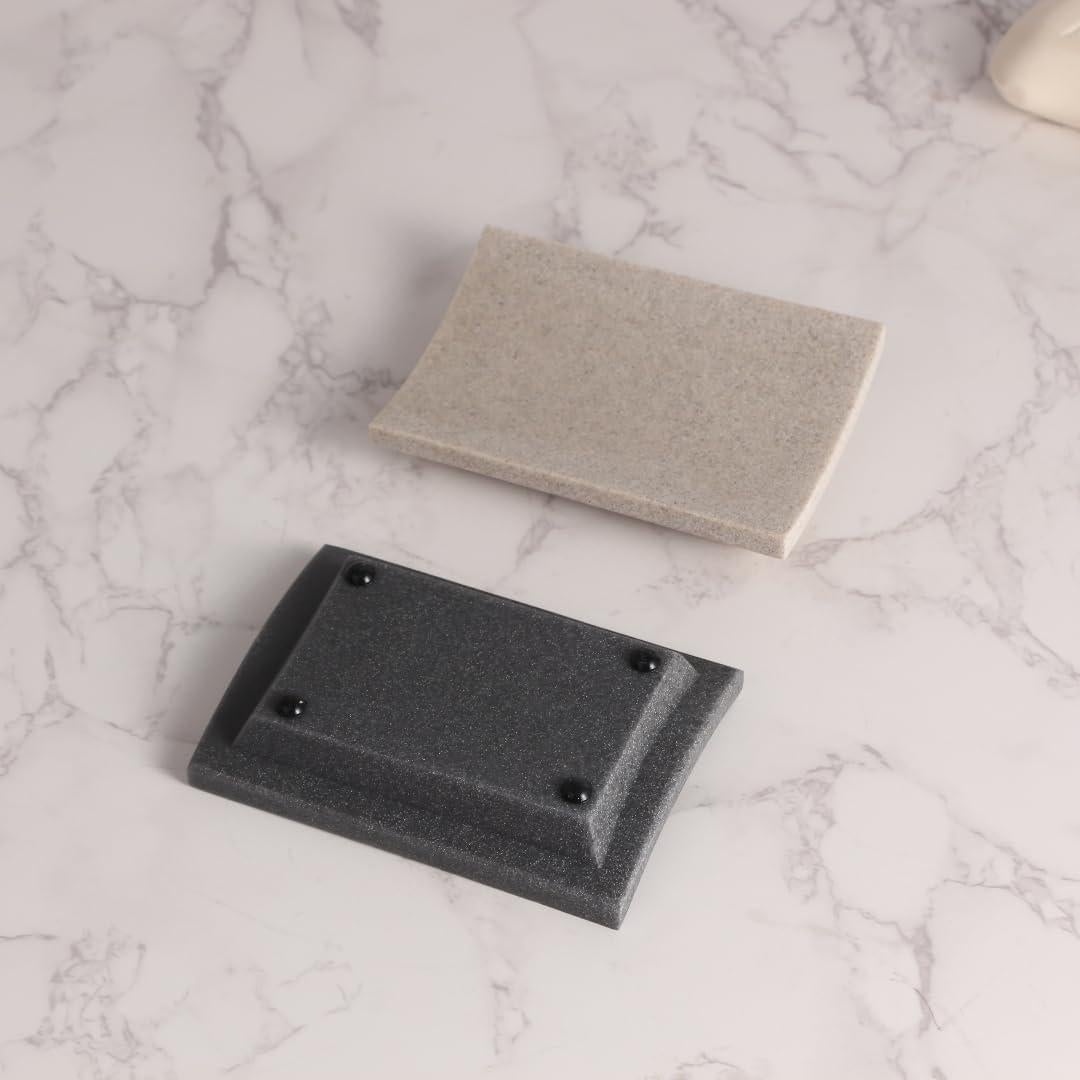 Plato de Jabón IMEEA Beige Antideslizante 11.94x8.64 cm