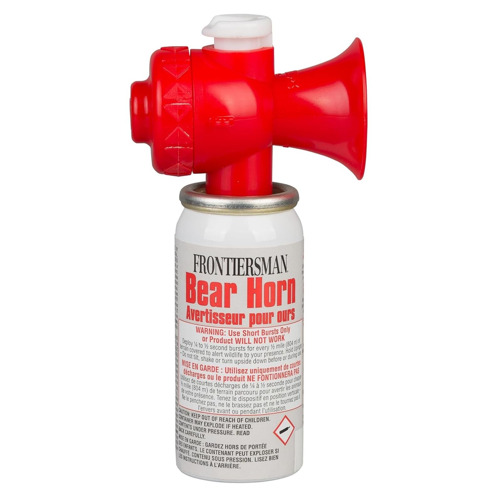 Cuerno para Osos SABRE Frontiersman 130dB 86g Ecológico