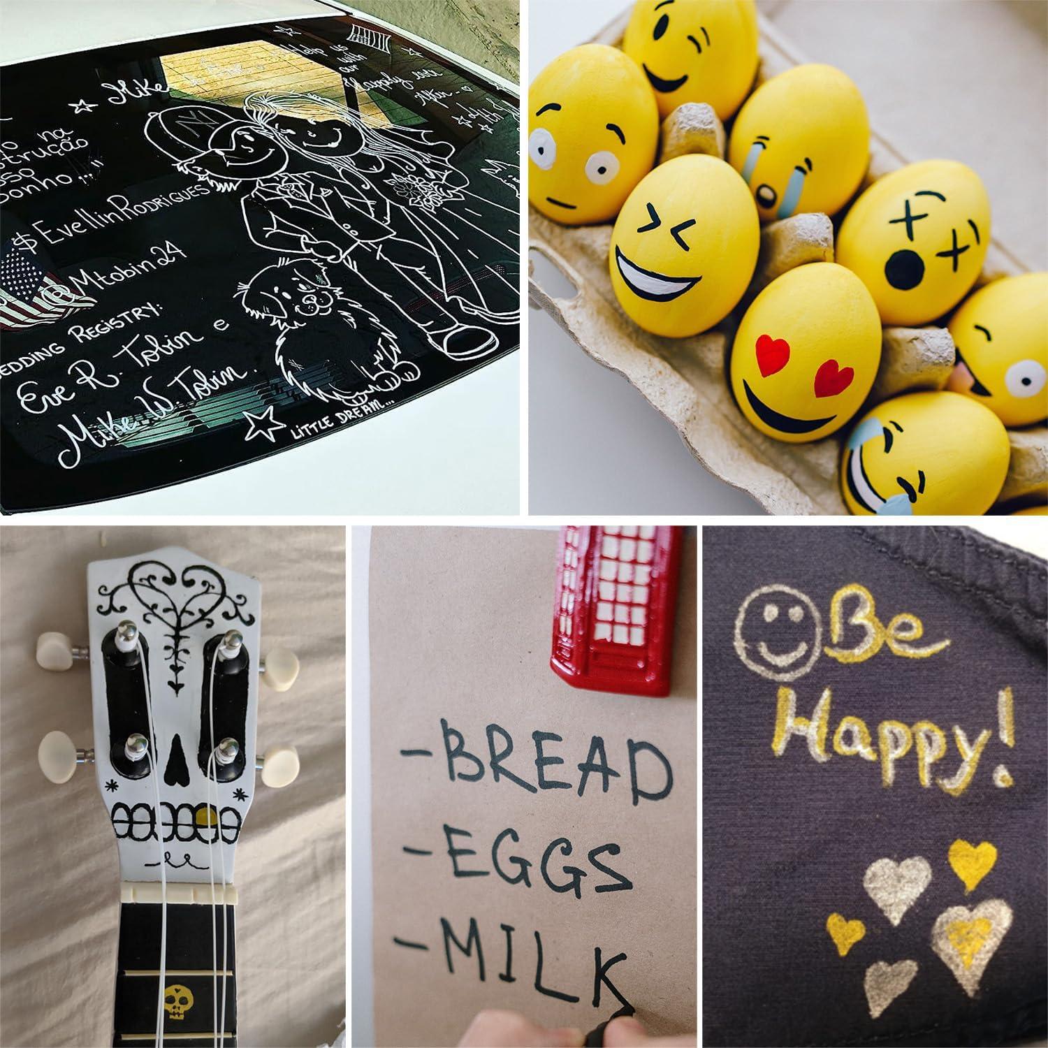 Marcadores Permanentes Acrílicos Overseas - 12 Unidades 0.7mm