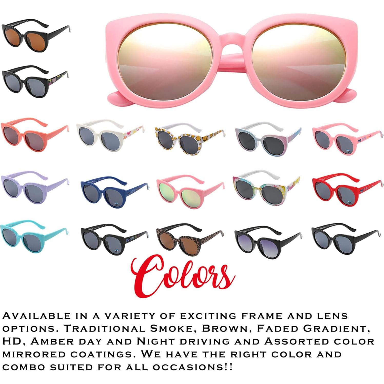 Gafas de sol Polarpex para niñas 2-8 años - Ojo de gato polarizadas