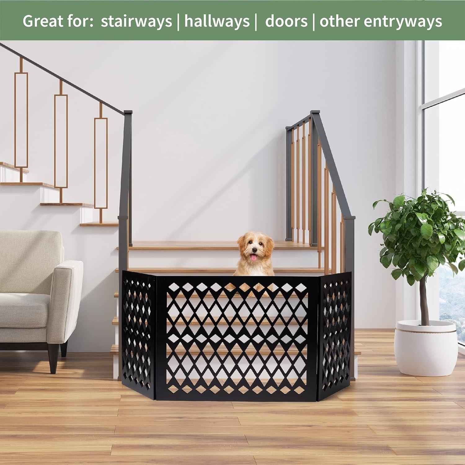 Puerta para Mascotas Plegable Hoovy 119.38x47.63 cm