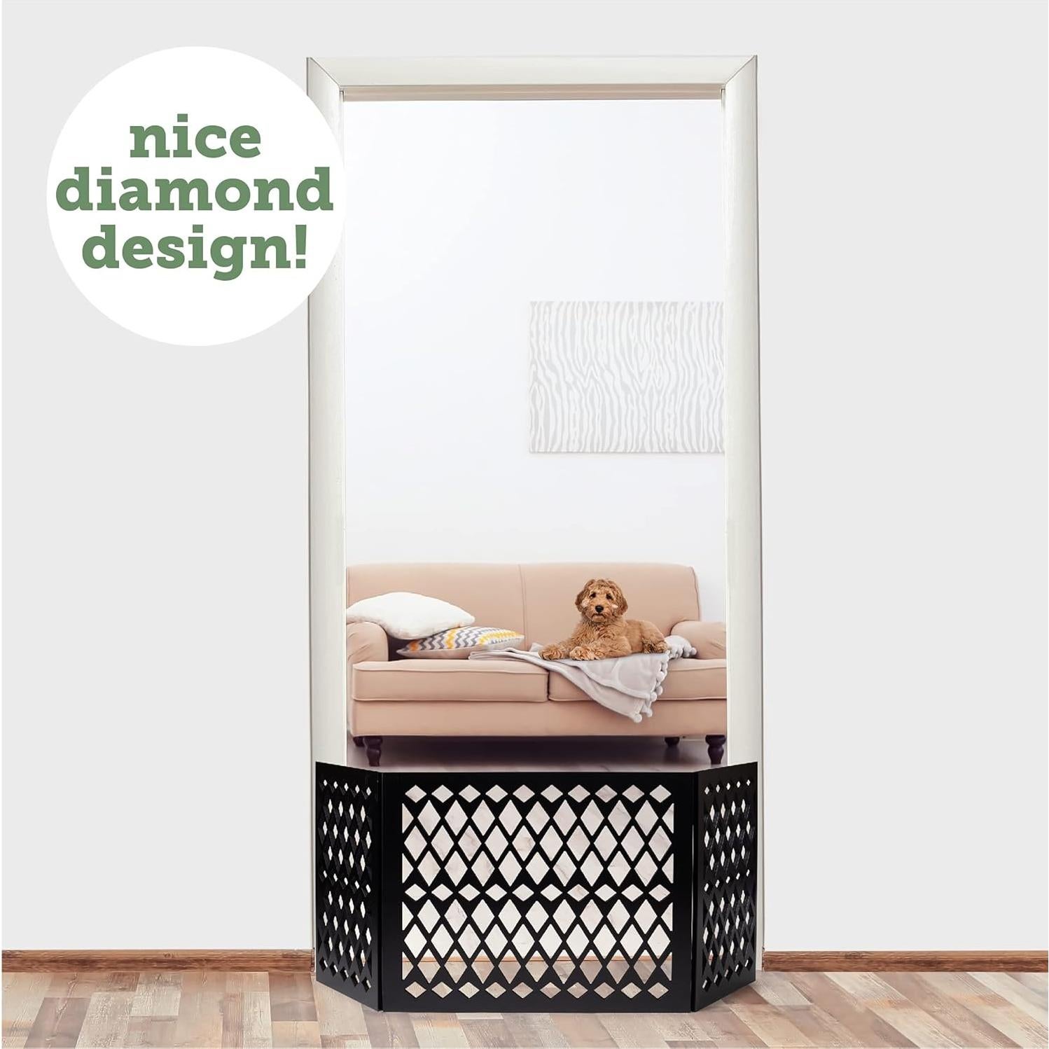 Puerta para Mascotas Plegable Hoovy 119.38x47.63 cm