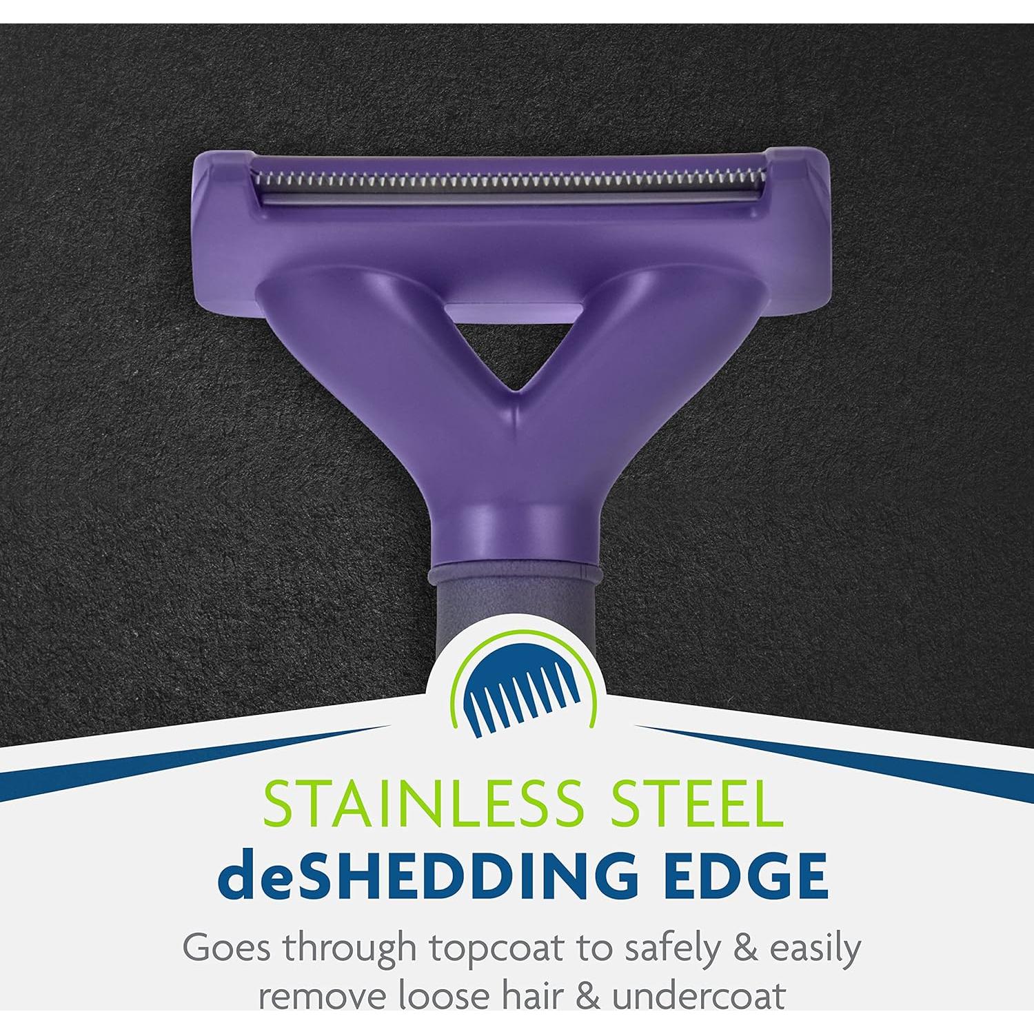 FURminator Herramienta de Deshedding para Gatos Grandes Pelo Largo