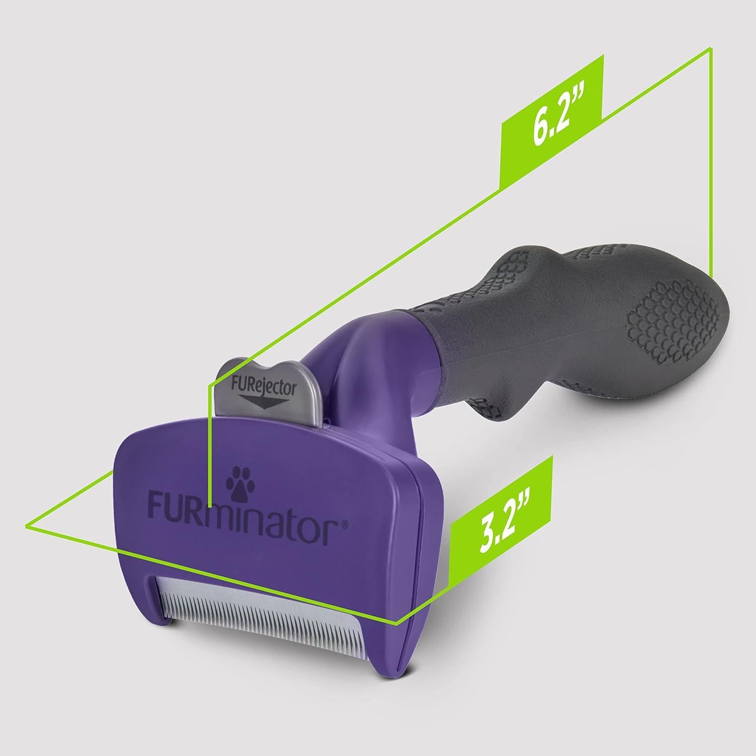 FURminator Herramienta de Deshedding para Gatos Grandes Pelo Largo