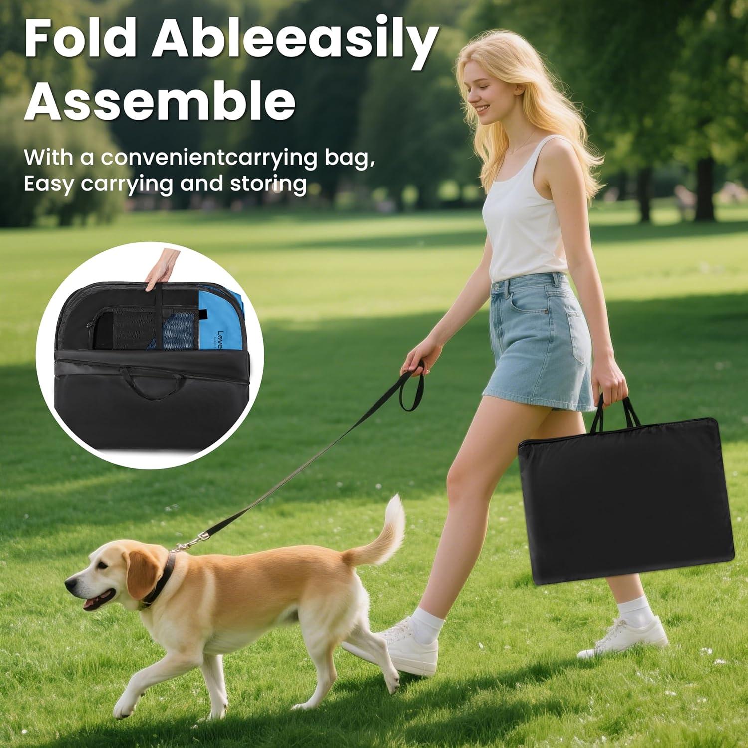 Parque de Juegos Plegable Cabaña del Amor Azul Pequeño 29x29x43 cm