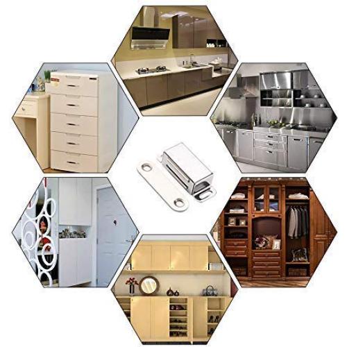 Imanes de Puerta Magnéticos Mousike Acero Inoxidable 9 kg 6Pack