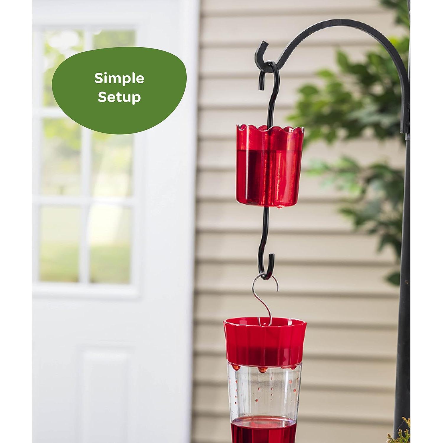 Guarda Hormigas SEWANTA para Alimentador de Colibríes Rojo