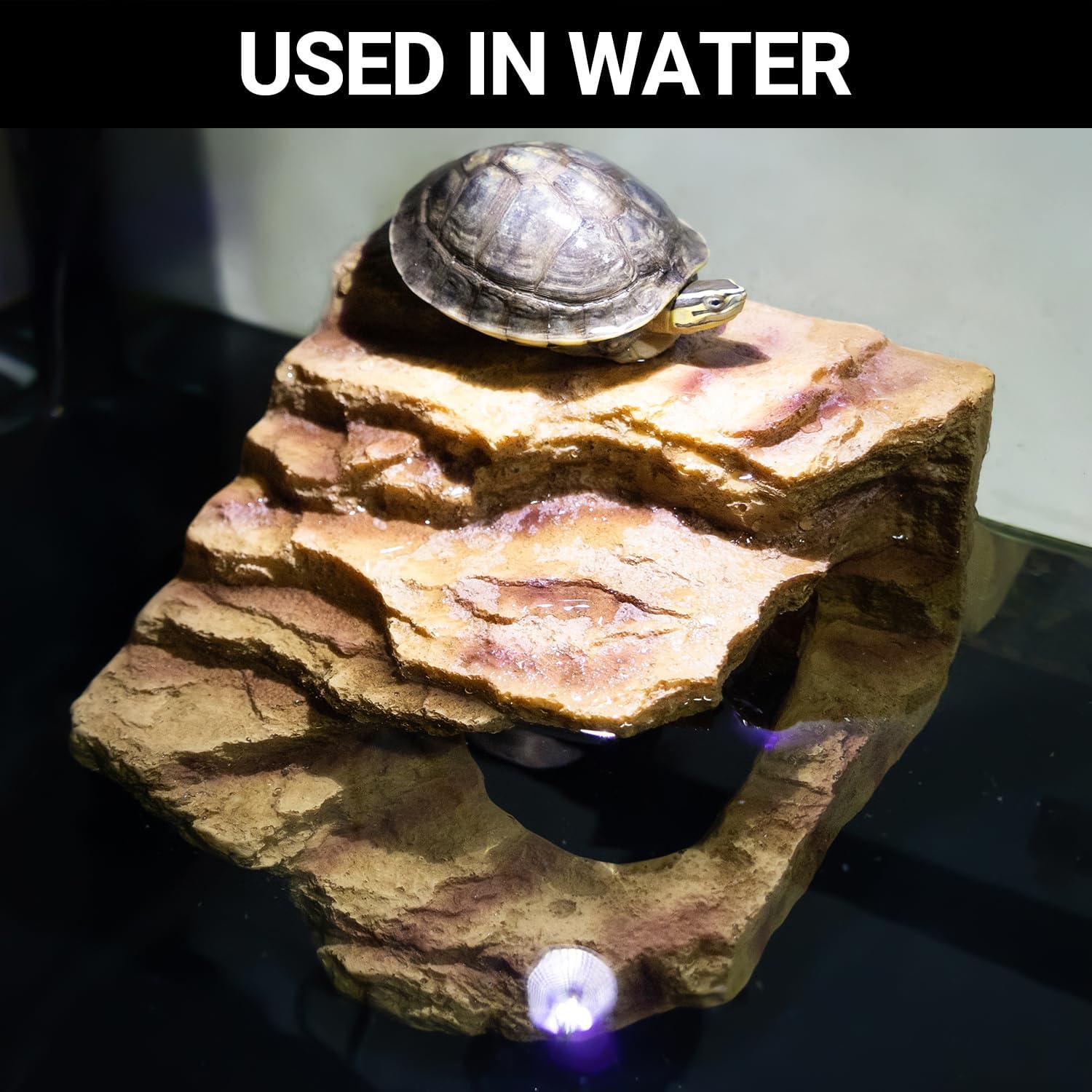 Cueva de Escondite de Resina Reptizoo 17.78cm para Reptiles