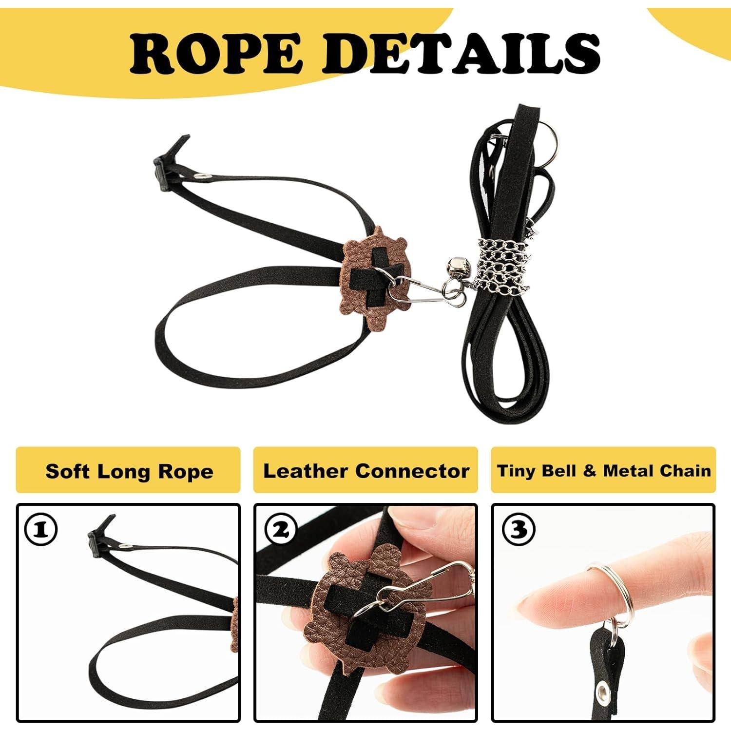 Correa y Patineta Mini para Tortugas Swirge - Arnés Ajustable