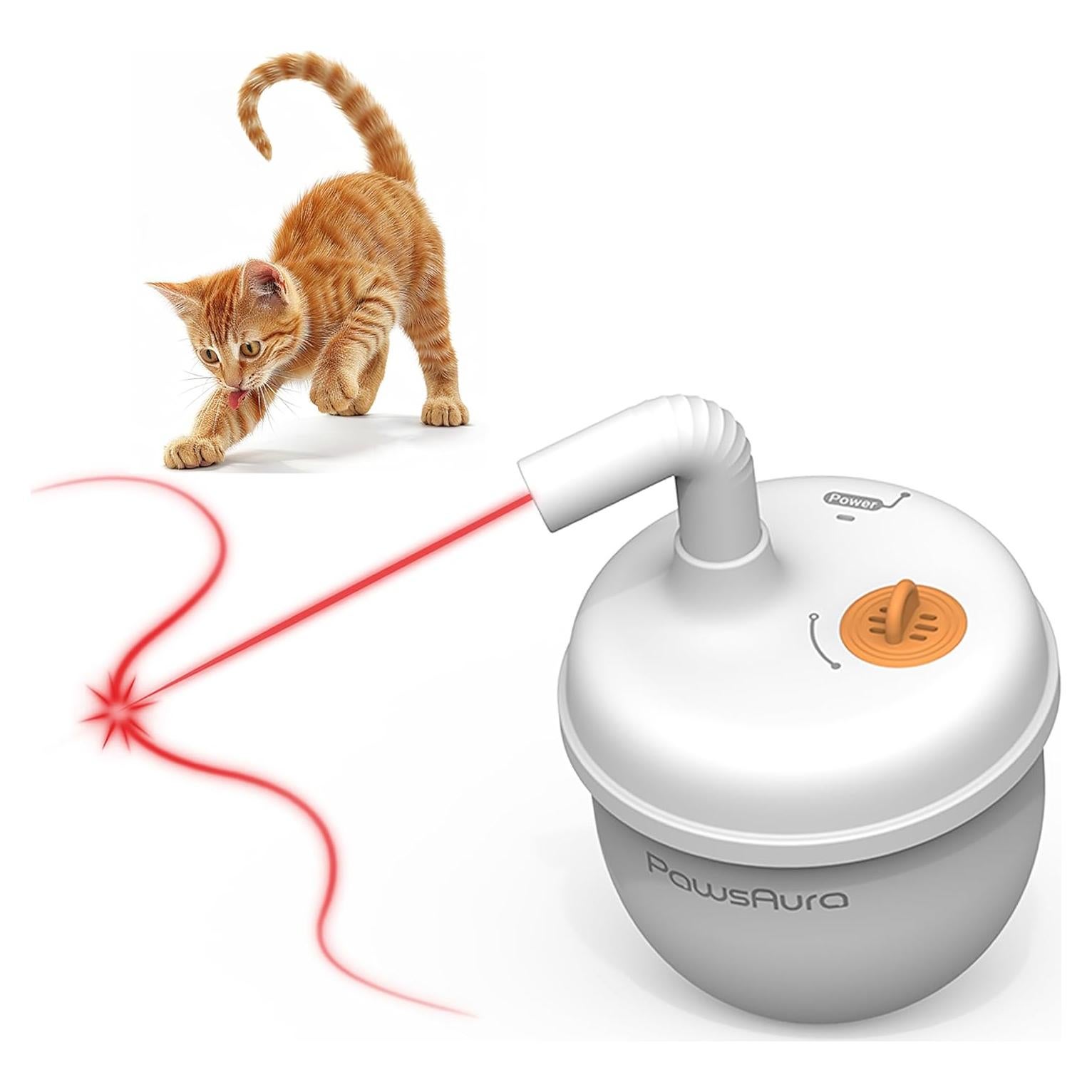 Juguete Automático de Láser para Gatos MayMaw - 3 Modos