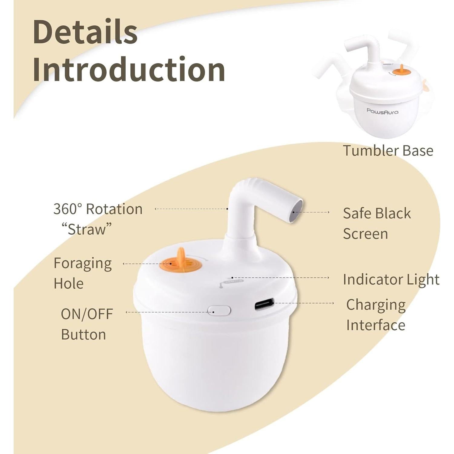 Juguete Automático de Láser para Gatos MayMaw - 3 Modos