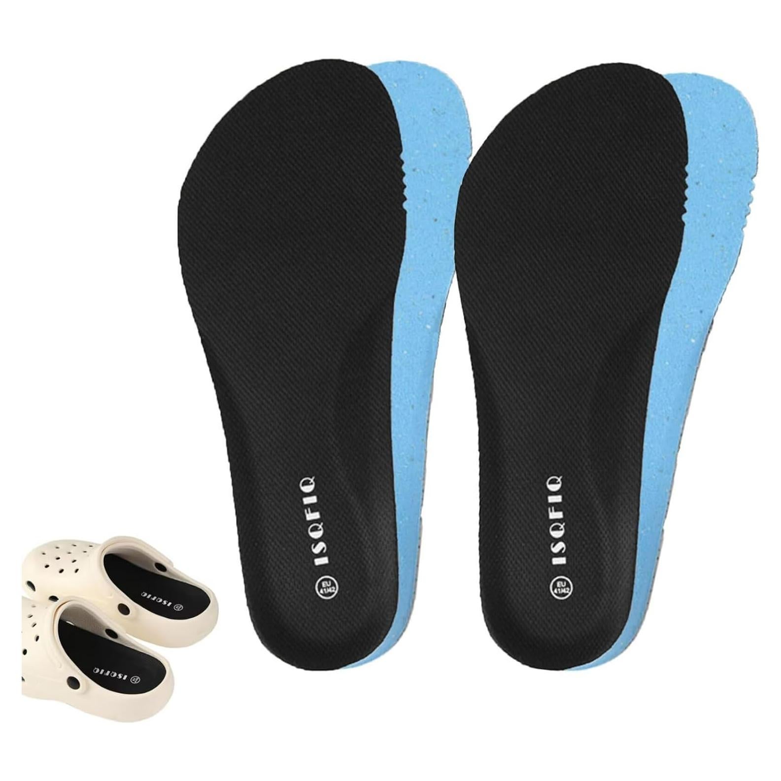 2 Pares de Plantillas para Zapatos ISQFIQ Negros W6/M4