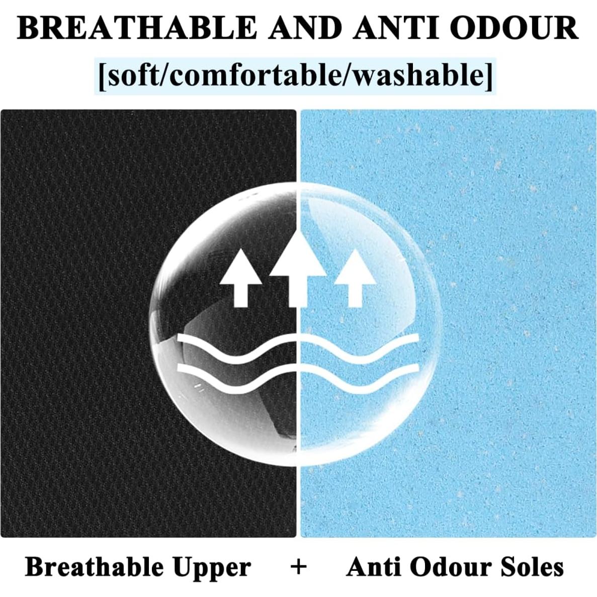 2 Pares de Plantillas para Zapatos ISQFIQ Negros W6/M4