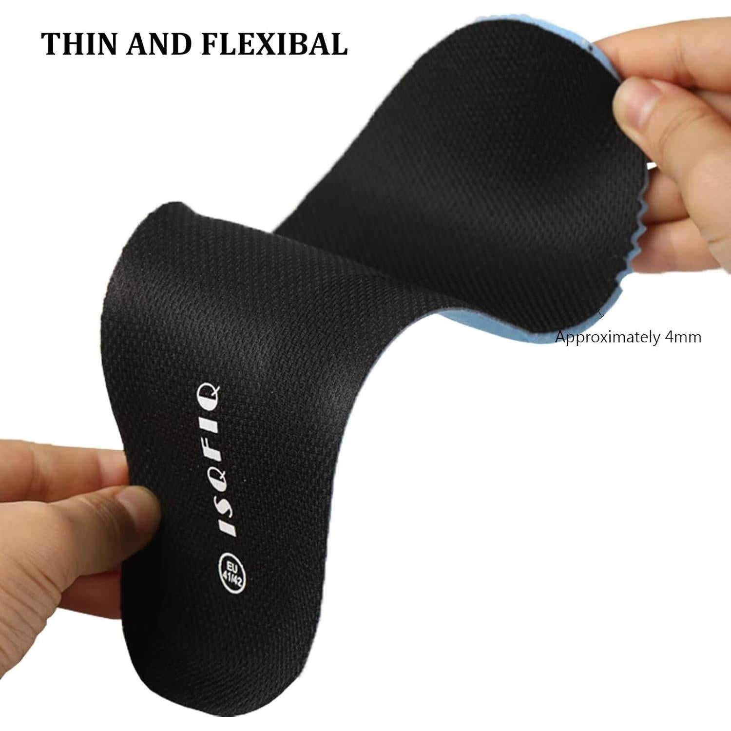 2 Pares de Plantillas para Zapatos ISQFIQ Negros W6/M4