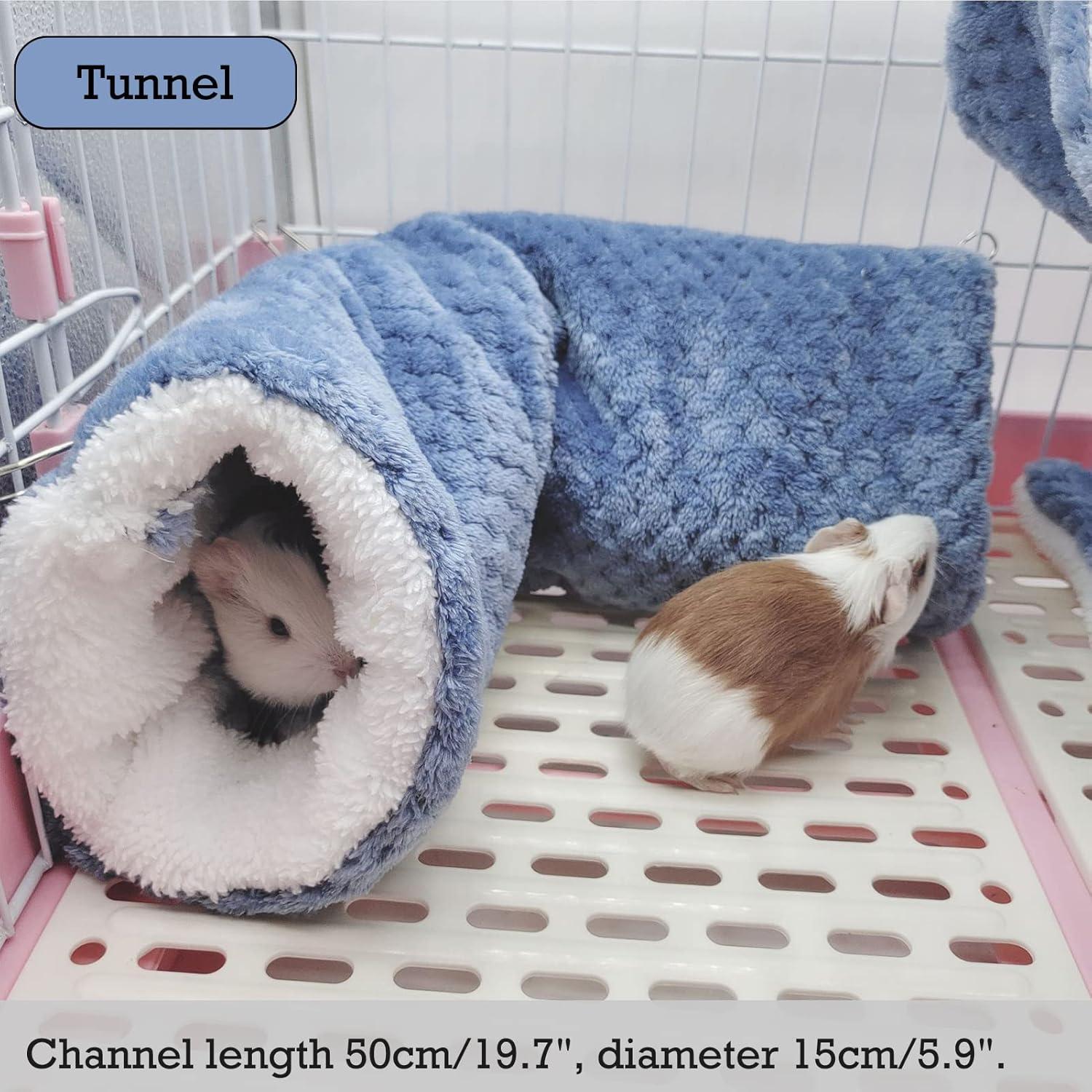 Conjunto de Hamacas de Peluche SEIS para Hámster y Mascotas