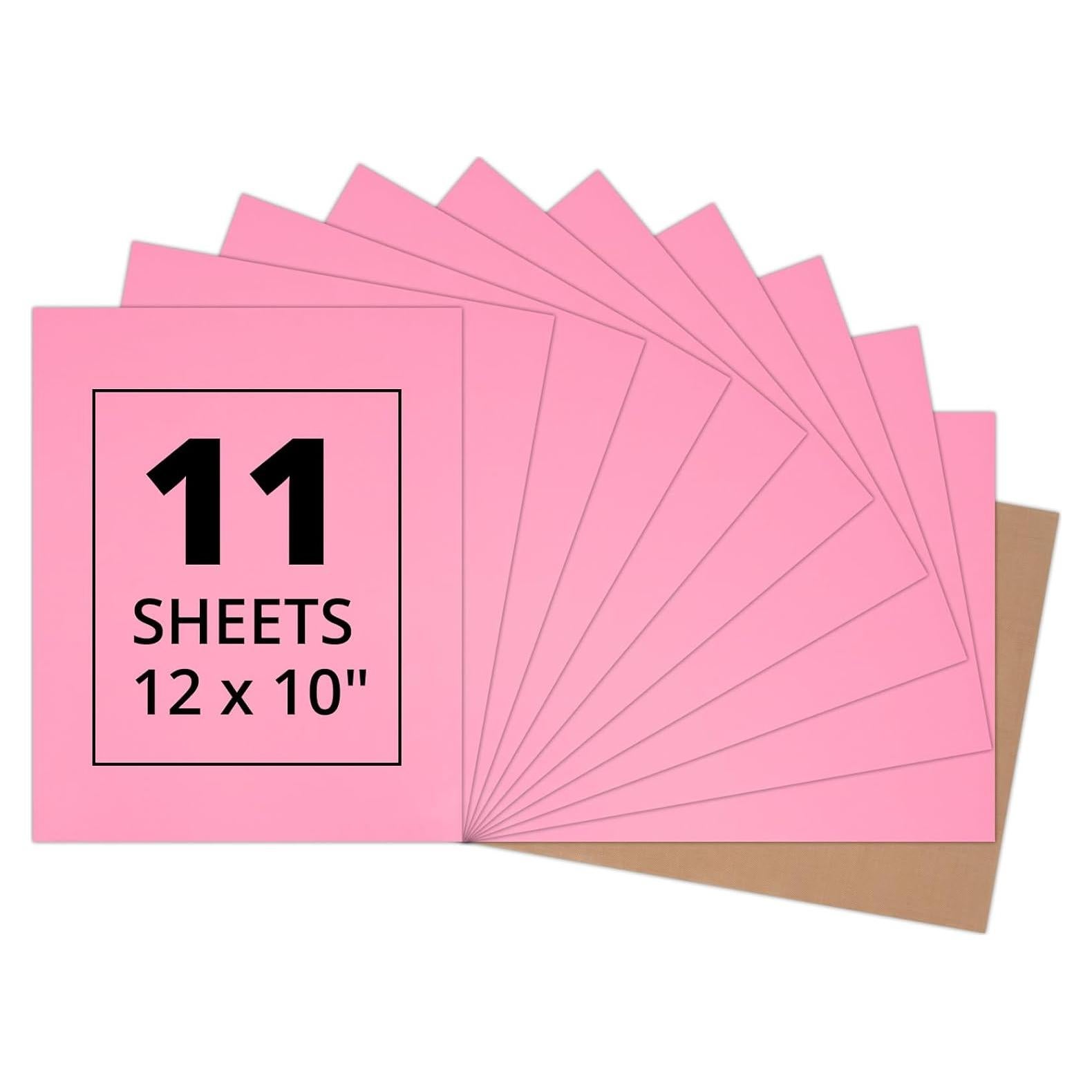 Vinilo de Transferencia de Calor HTVRONT Rosa 30.48x25.4 cm