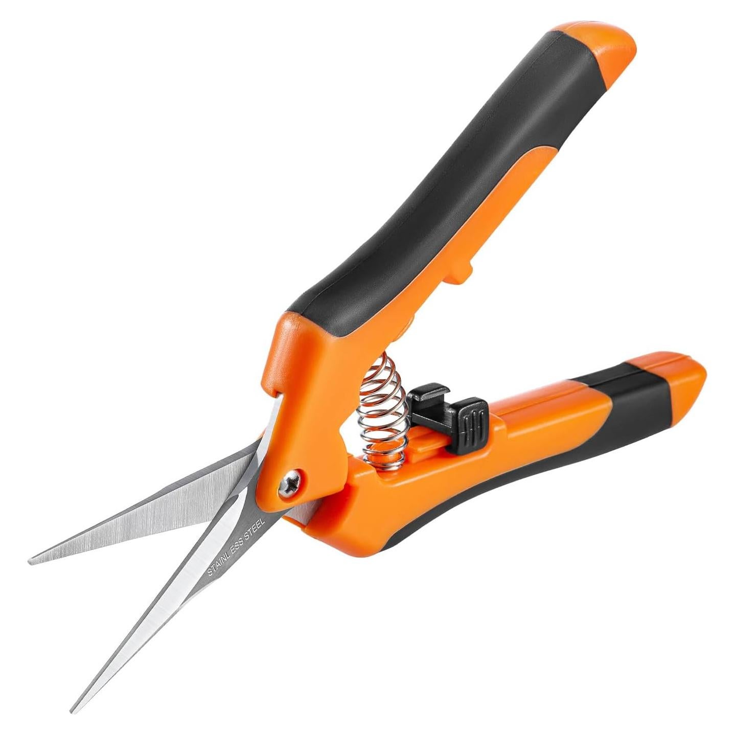 Tijeras de Podar GROWNEER 6.5" Acero Inoxidable Ergonomicas