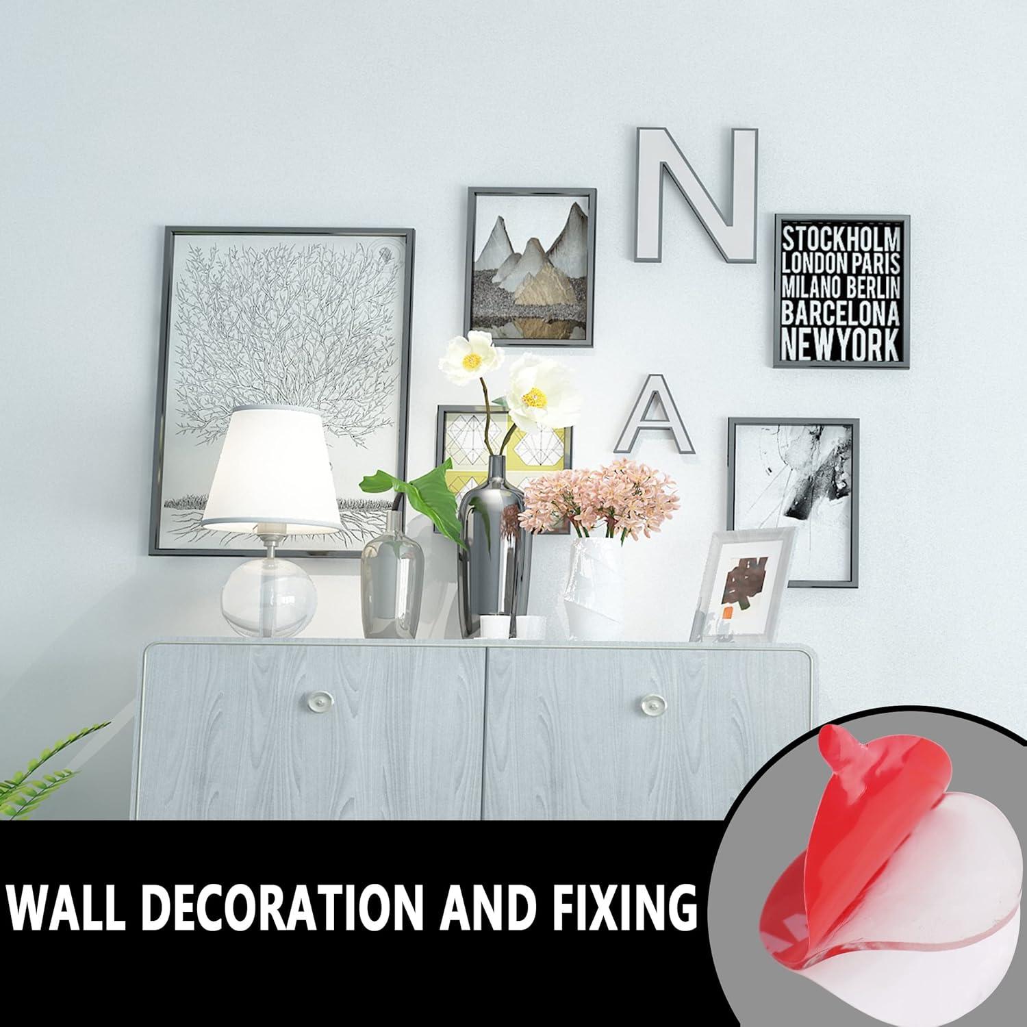 Almohadillas de Gel Doble Cara iQIHAN 30PCS 30mm Transparente