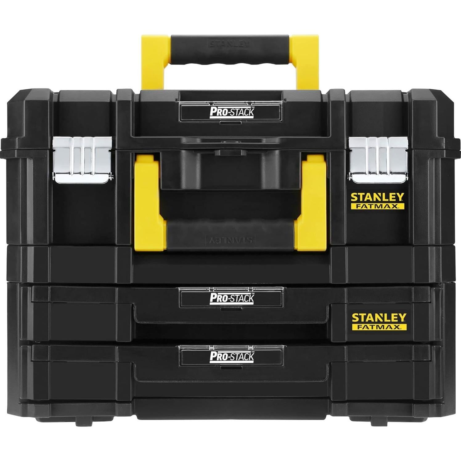 Caja de herramientas Stanley FatMax Tstak 21.5L con 2 cajones