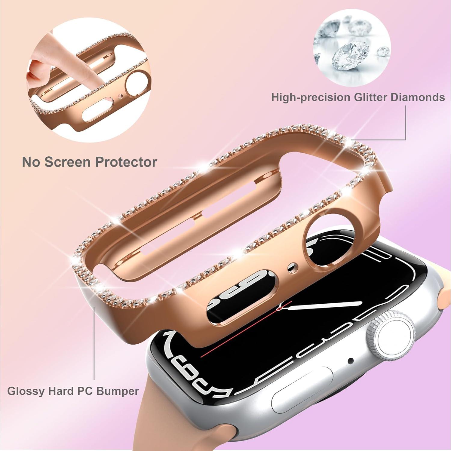 Paquete de 8 fundas para Apple Watch 40mm Tiorecime - Brillantes