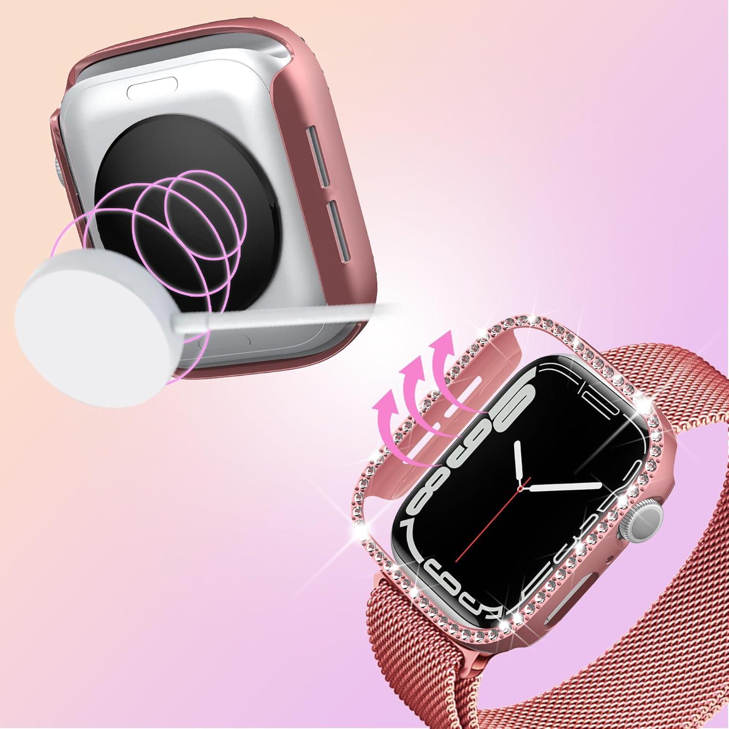 Paquete de 8 fundas para Apple Watch 40mm Tiorecime - Brillantes