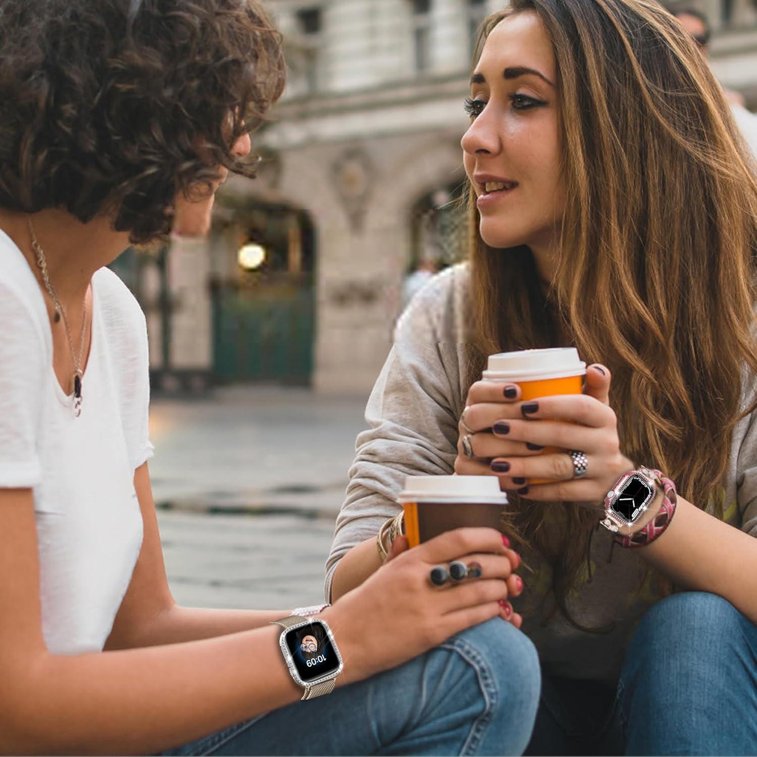 Paquete de 8 fundas para Apple Watch 40mm Tiorecime - Brillantes