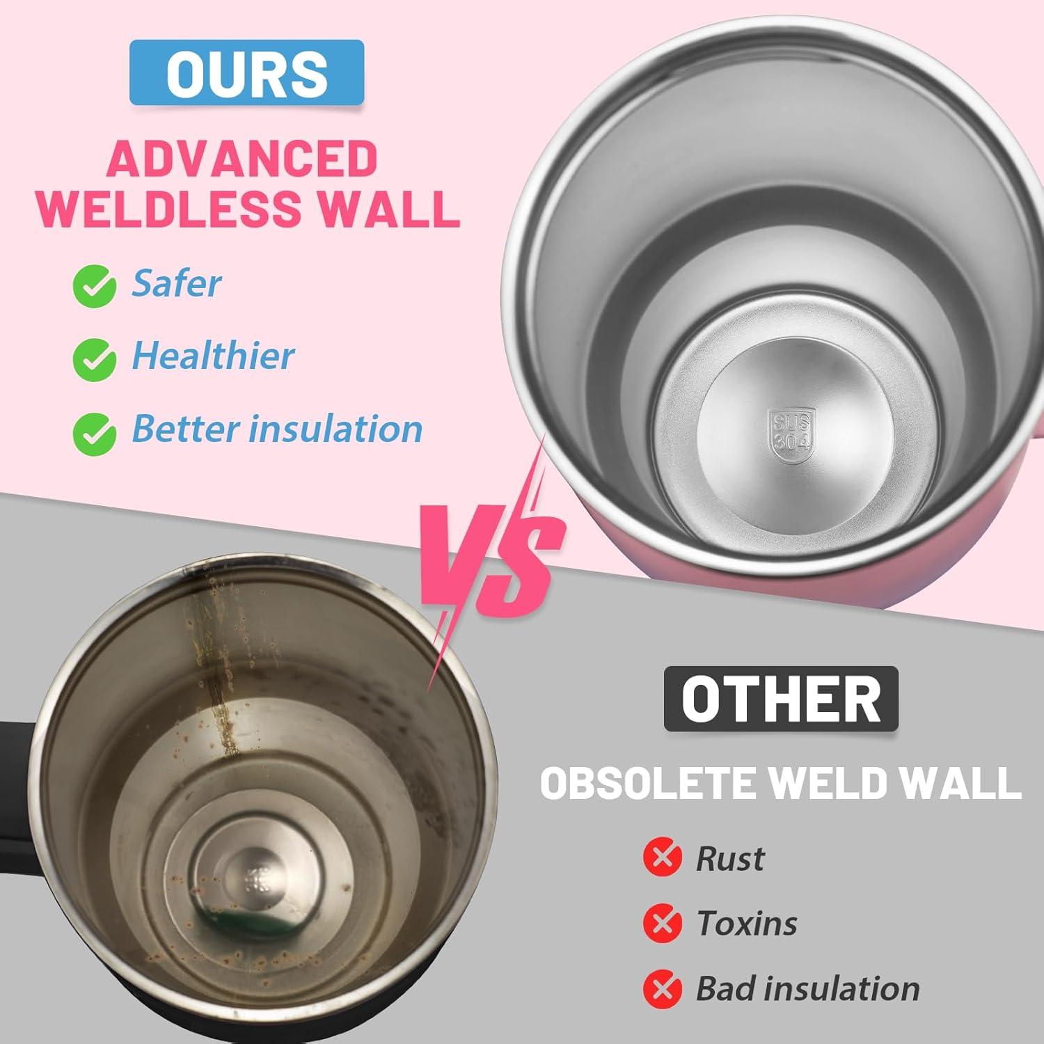 Taza de Agua de Acero Inoxidable 40oz ICIOI con Popote Plegable