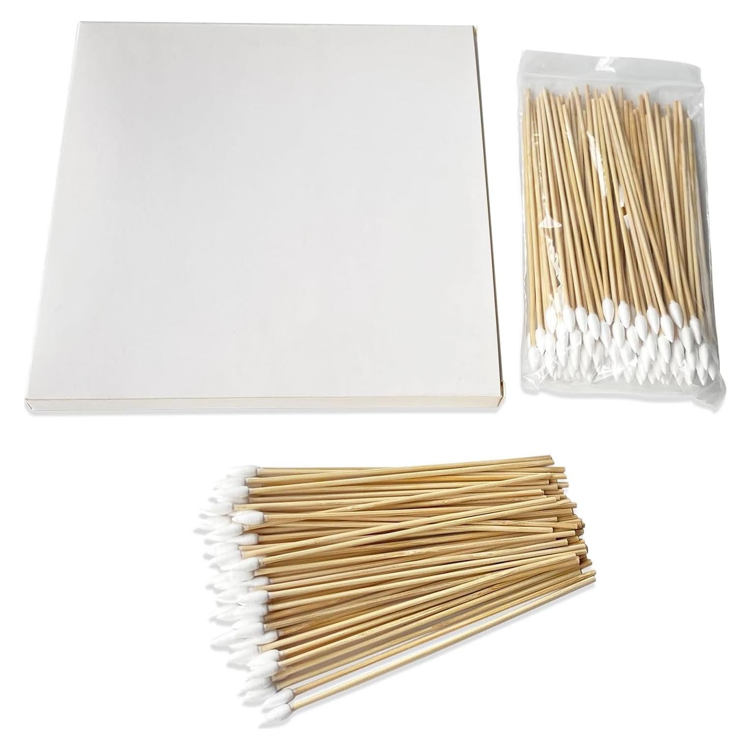 Bastones de Algodón Estériles Garrelett 15.24 cm - 200 Pcs