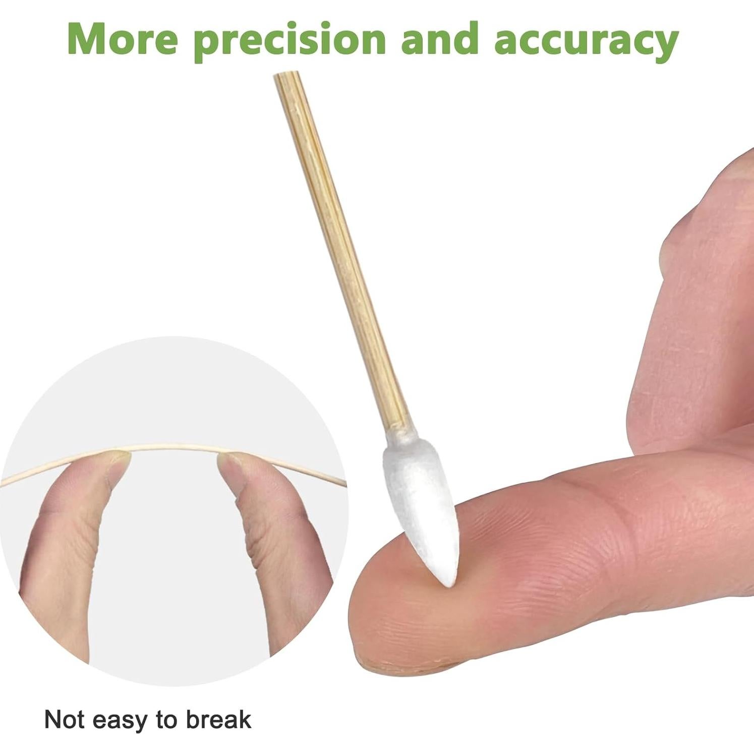 Bastones de Algodón Estériles Garrelett 15.24 cm - 200 Pcs