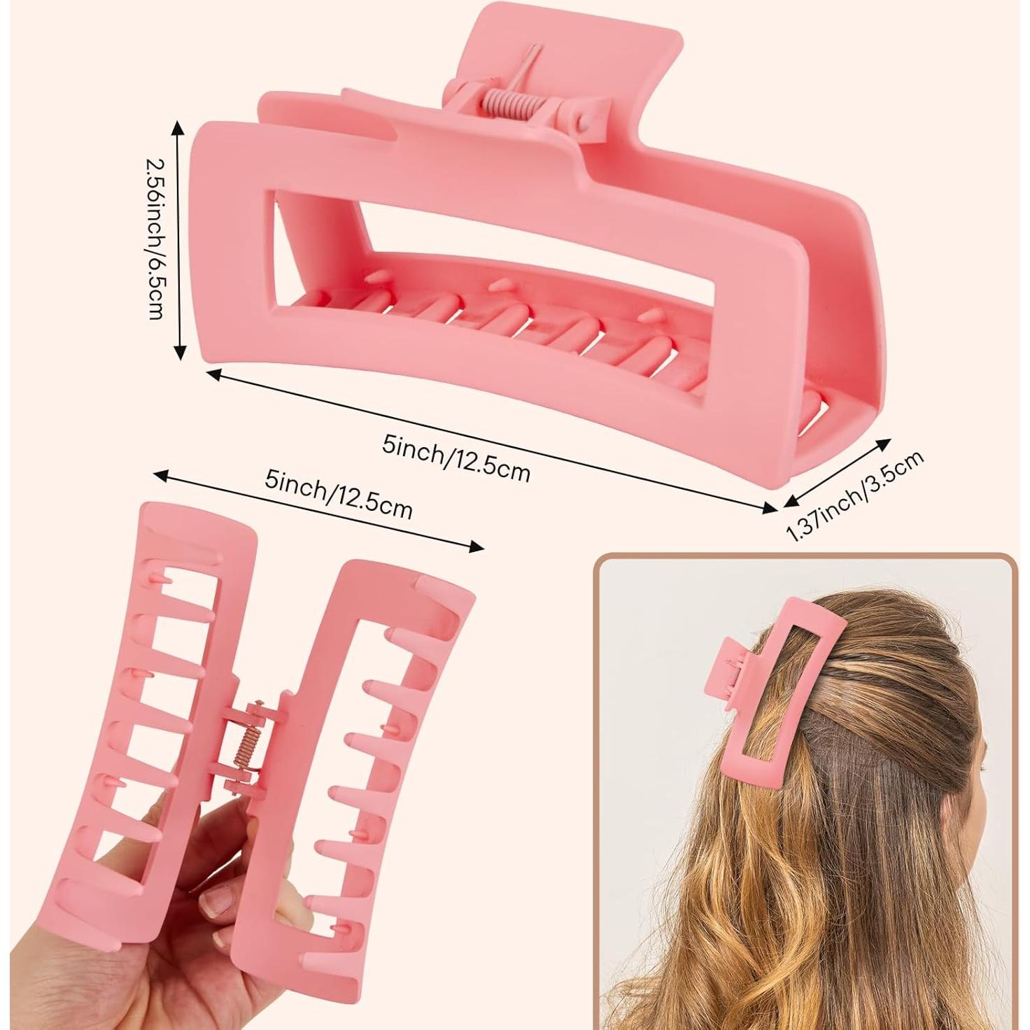 Paquete de 4 Clips de Garra Jumbo Antideslizantes MINMUNJIU