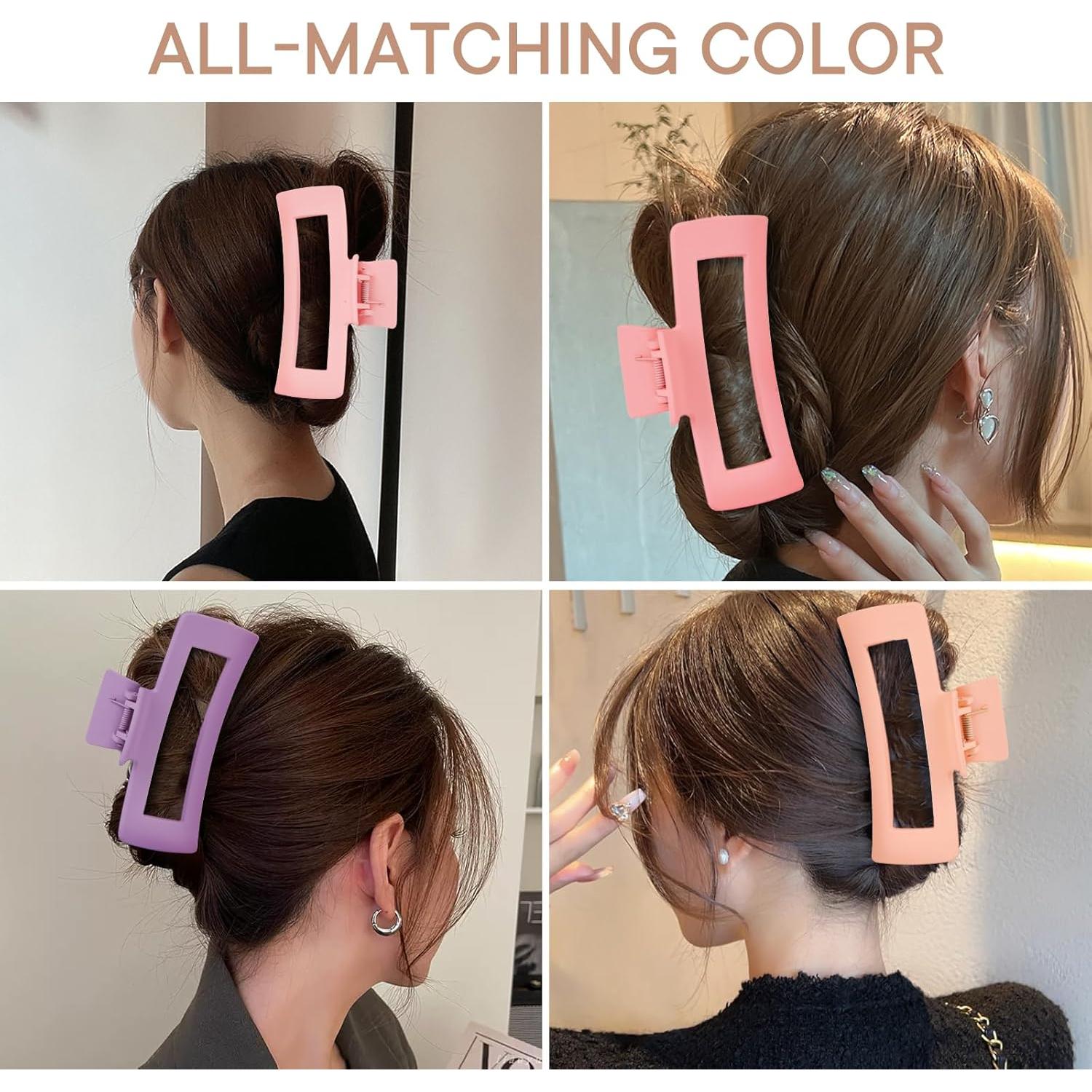 Paquete de 4 Clips de Garra Jumbo Antideslizantes MINMUNJIU