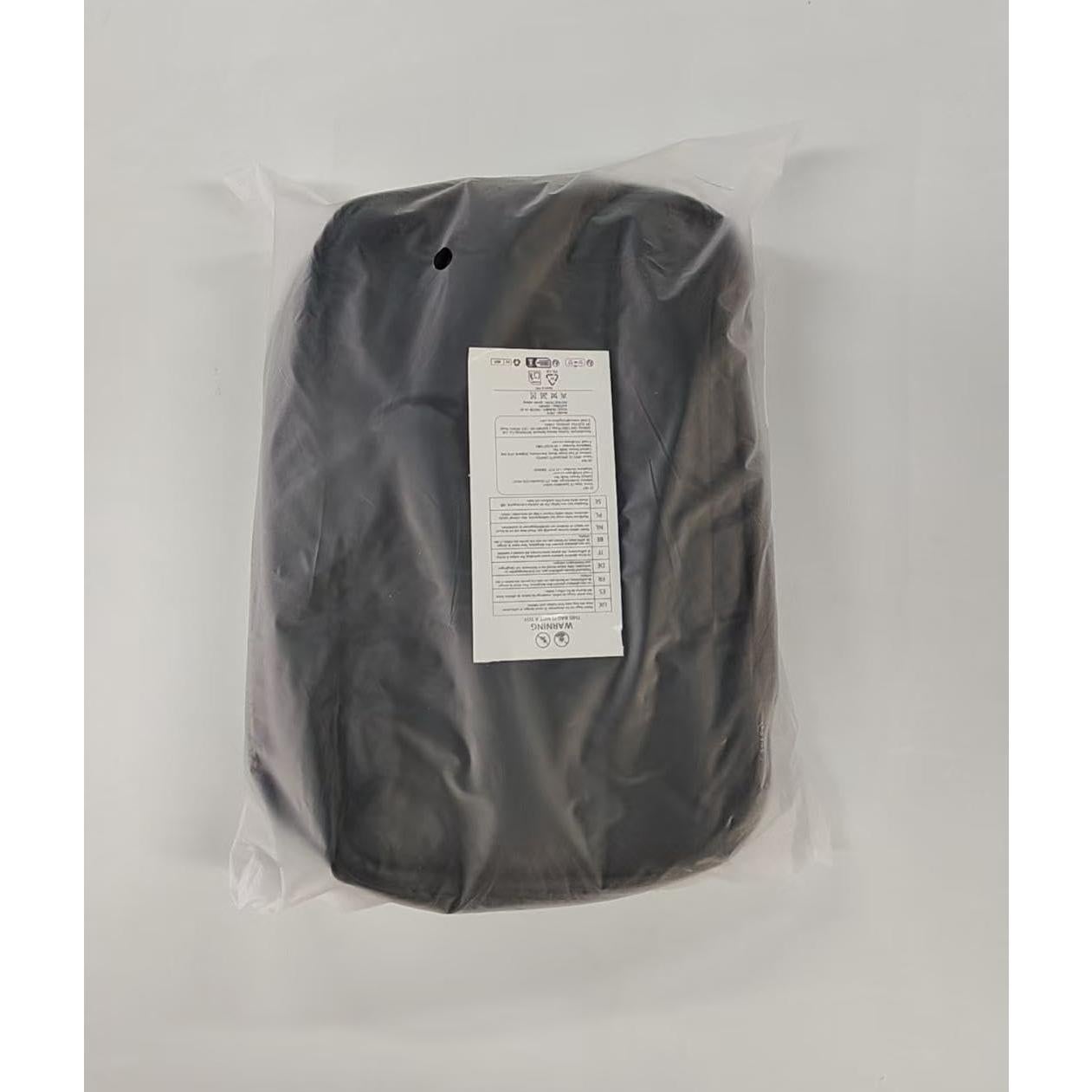 Bolsa de Maquillaje Prite Puffy Negra Impermeable para Mujeres