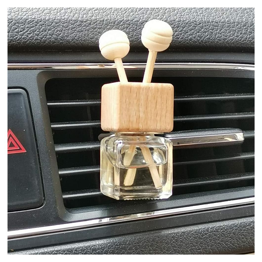 4 Botellas Difusor de Aceite Esencial para Auto Glasstore