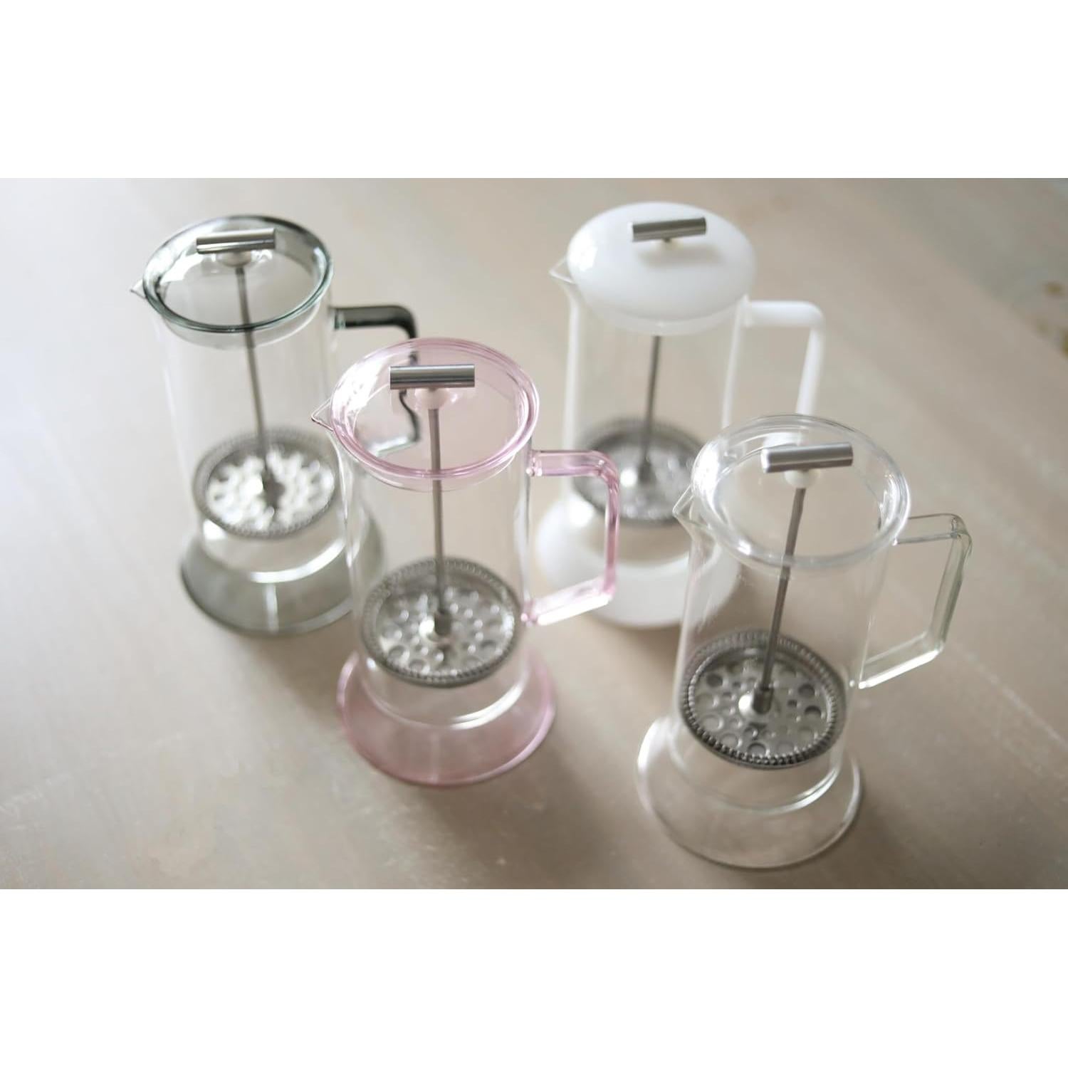 Prensa de Té Teabloom Toulouse 700 mL Vidrio Borosilicato Rosa