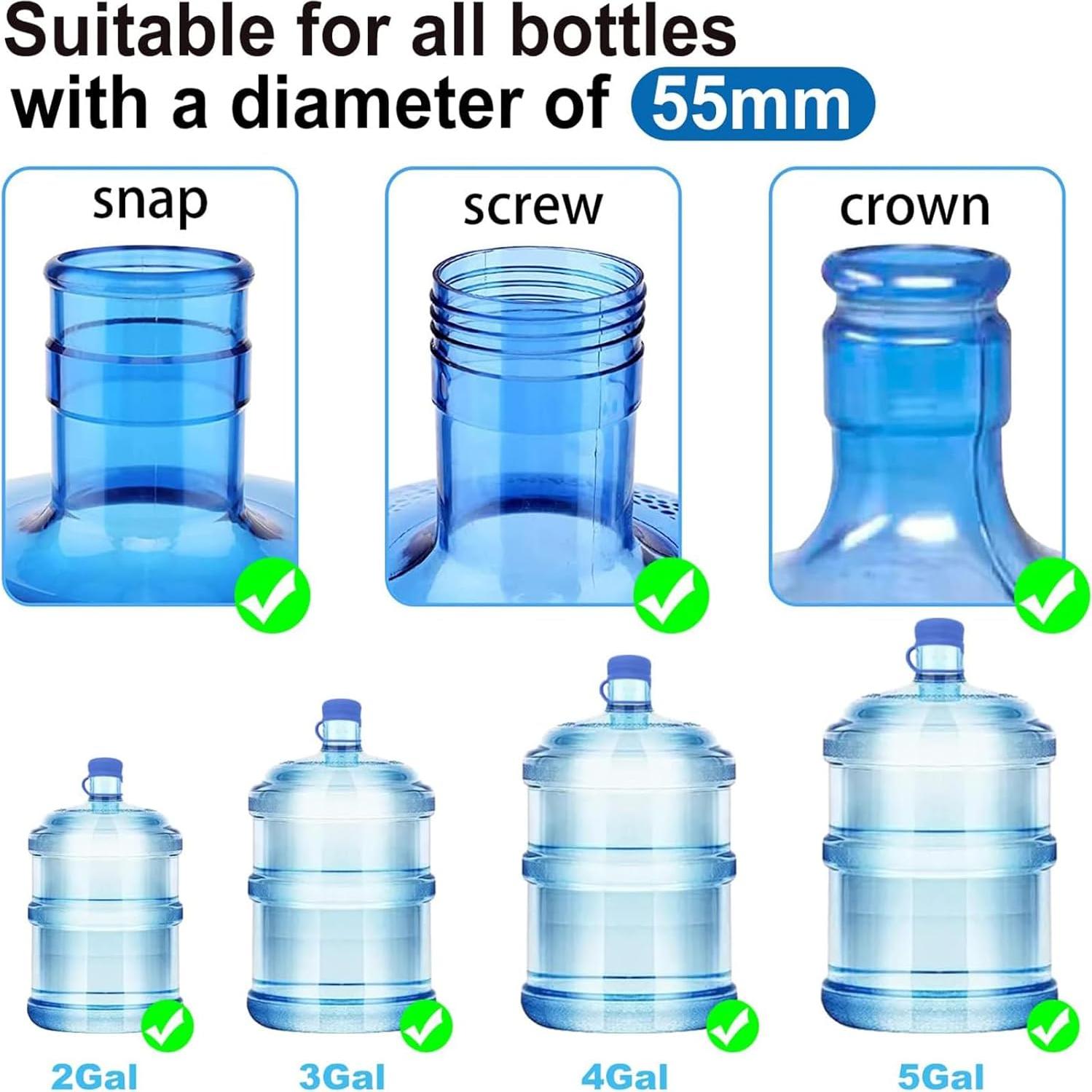 Tapa Reutilizable Silicona Ajedrmy para Jarras 3 y 5 Galones