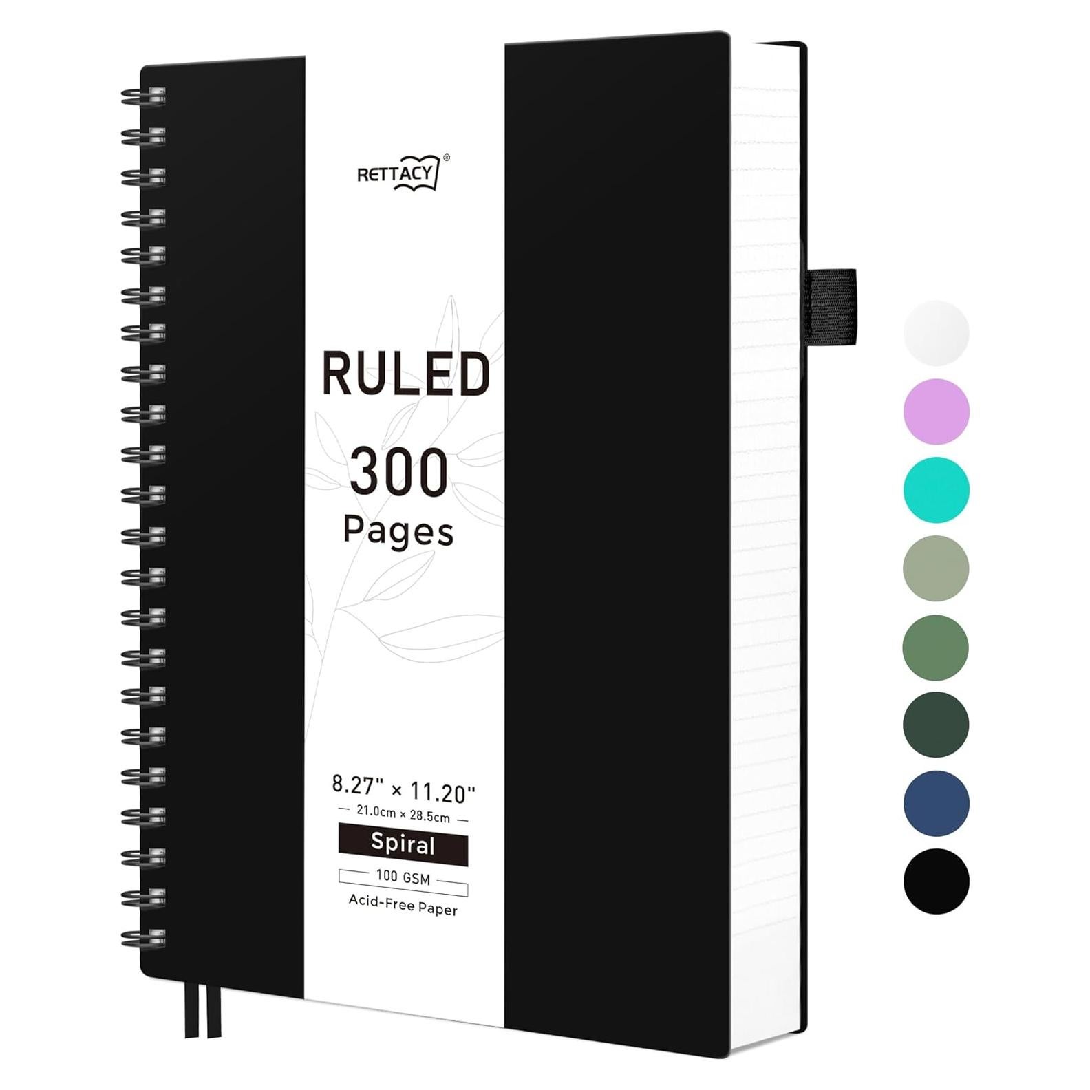 Cuaderno Espiral RETTACY A4 300 Páginas Rayas Universitarias