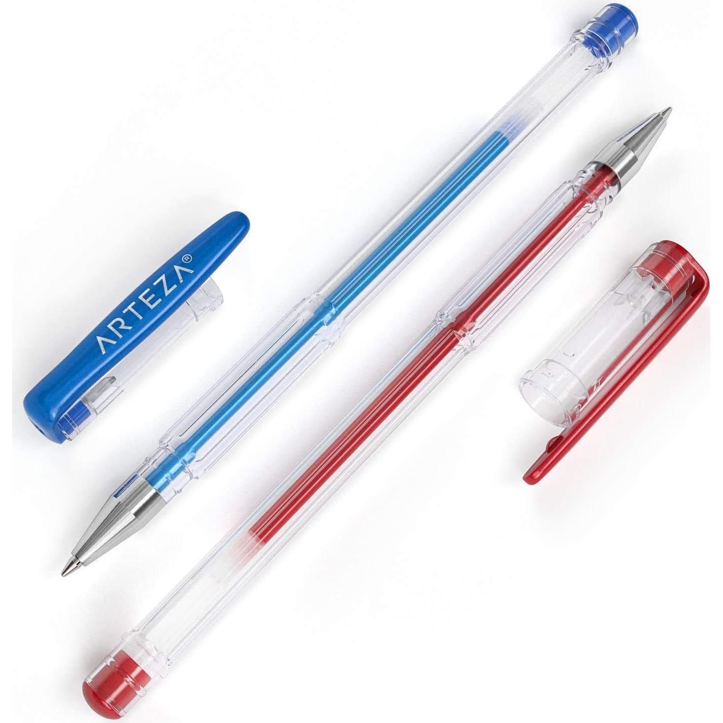 Bolígrafos de Gel Metálicos ARTEZA - 14 Colores con Agarre Triangular