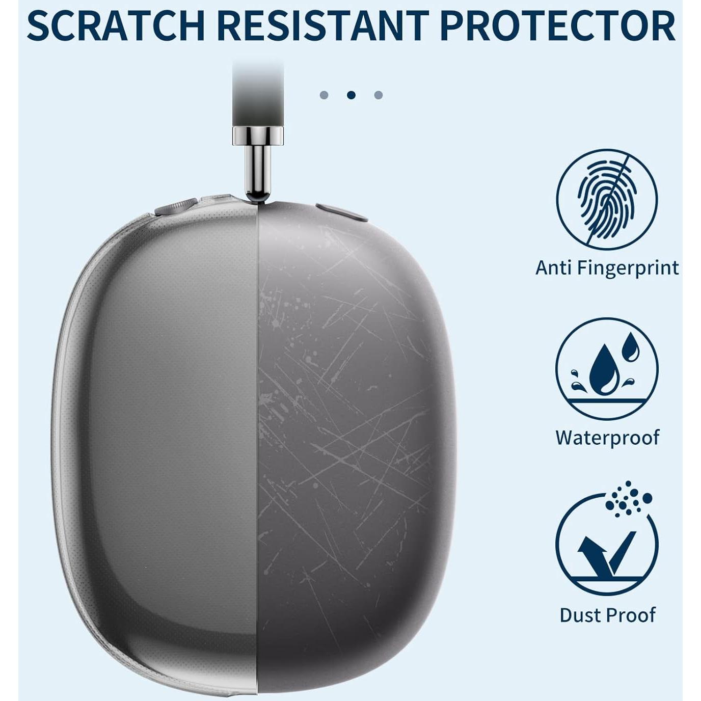 Funda Protectora FINTIE para AirPods Max TPU Transparente