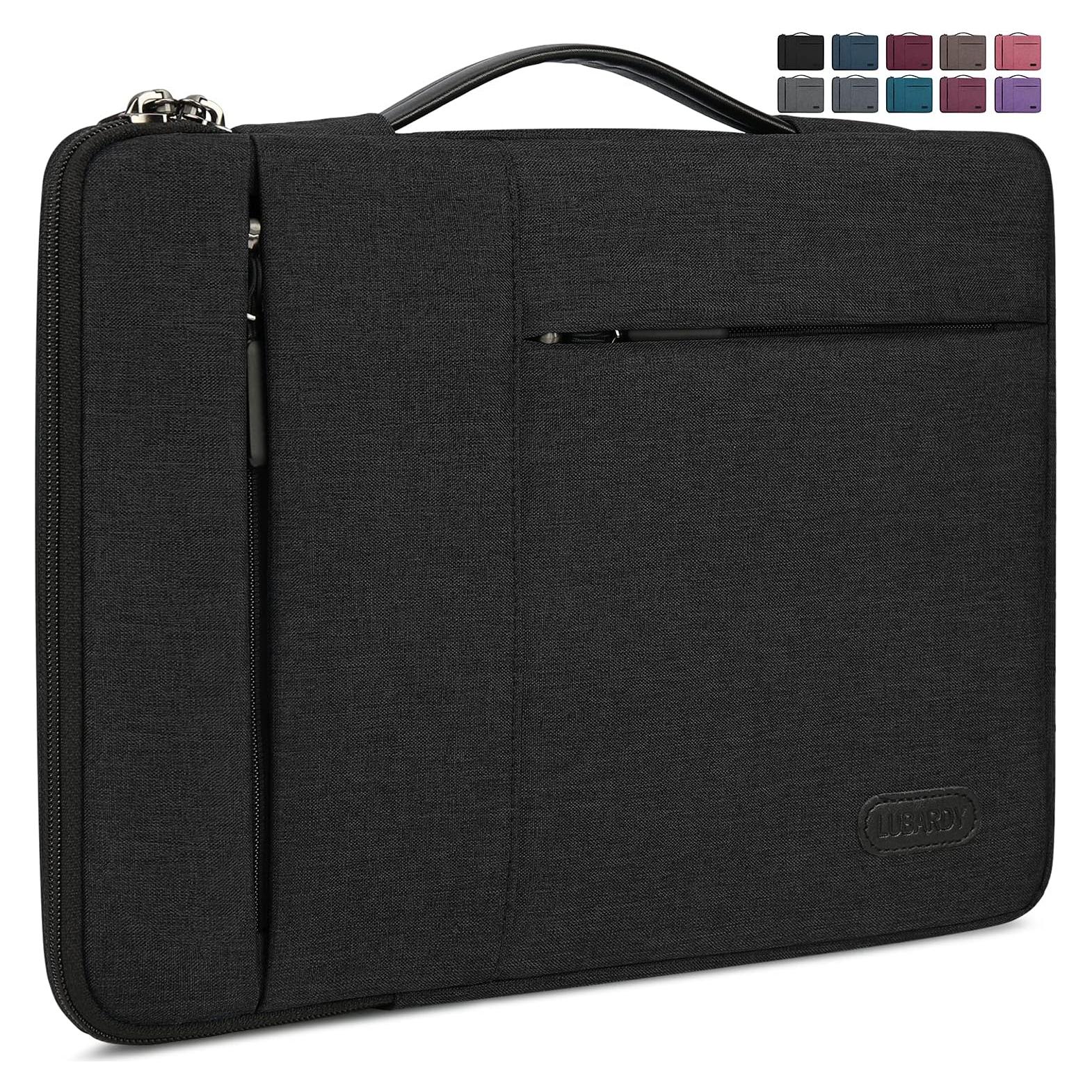 Funda para Laptop Lubardy 13.3-14 Pulgadas Negra Impermeable