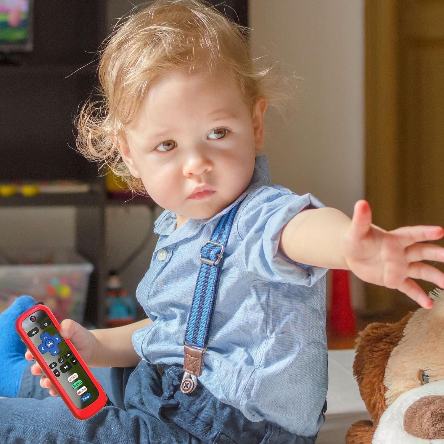 Paquete de 3 fundas de silicona para control remoto Roku