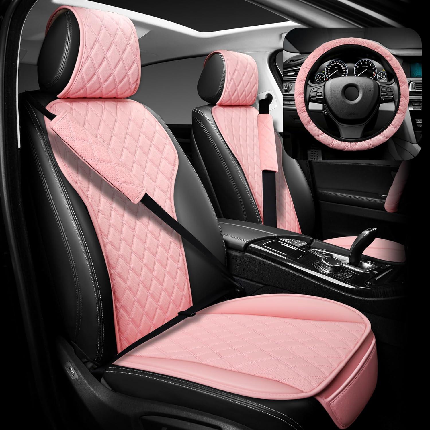 Conjunto de Fundas de Asiento Delantero BaoLL Rosa Universal