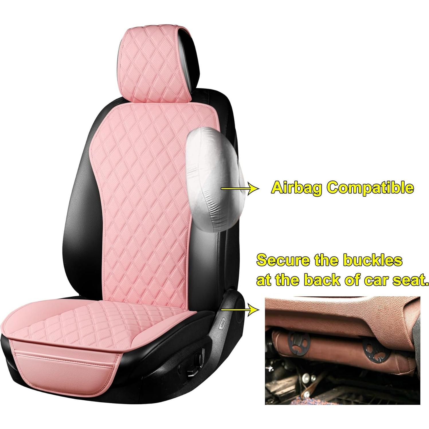 Conjunto de Fundas de Asiento Delantero BaoLL Rosa Universal