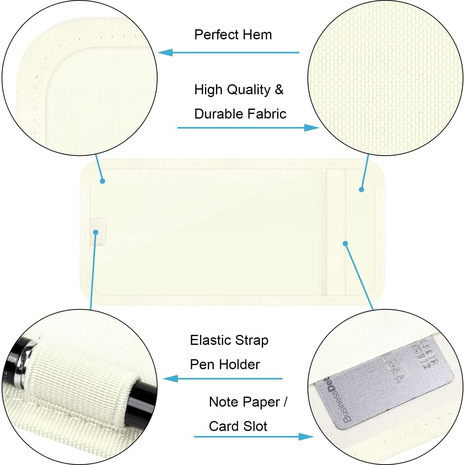 Soporte de Tarjeta de Discapacidad Wisdompro para Auto - Beige