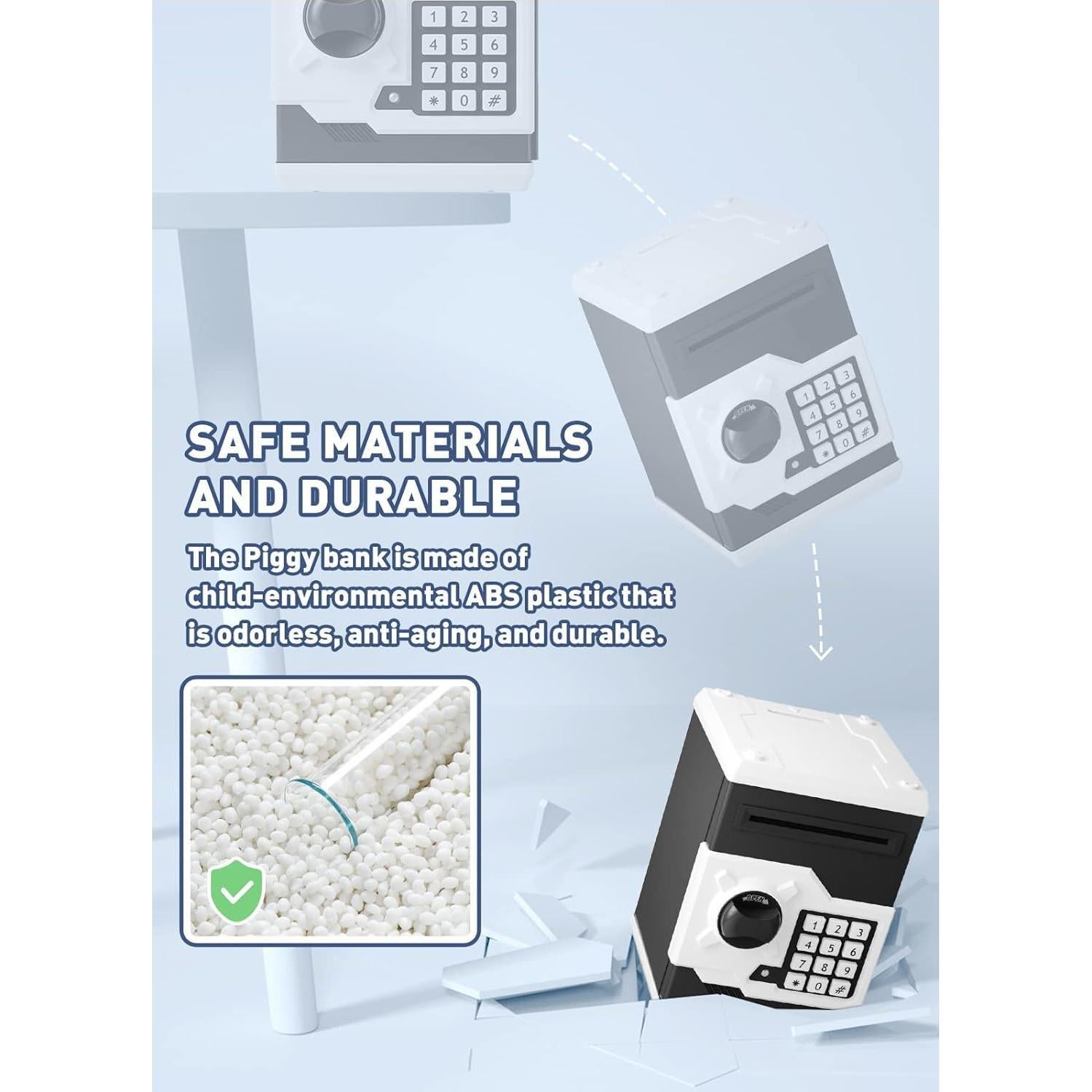 Hucha Electrónica Playsheek con Protección de Contraseña - Negro