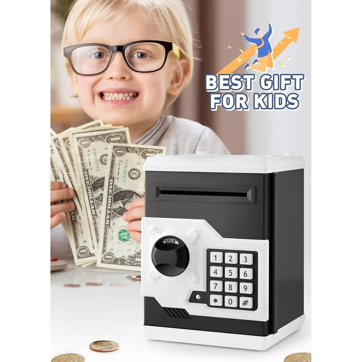 Hucha Electrónica Playsheek con Protección de Contraseña - Negro