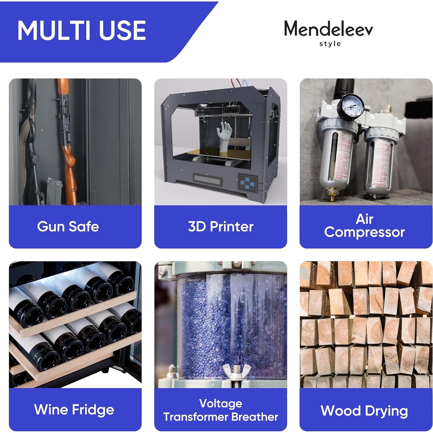 Perlas de Gel de Silicona Naranja 2 kg Mendeleev Inc