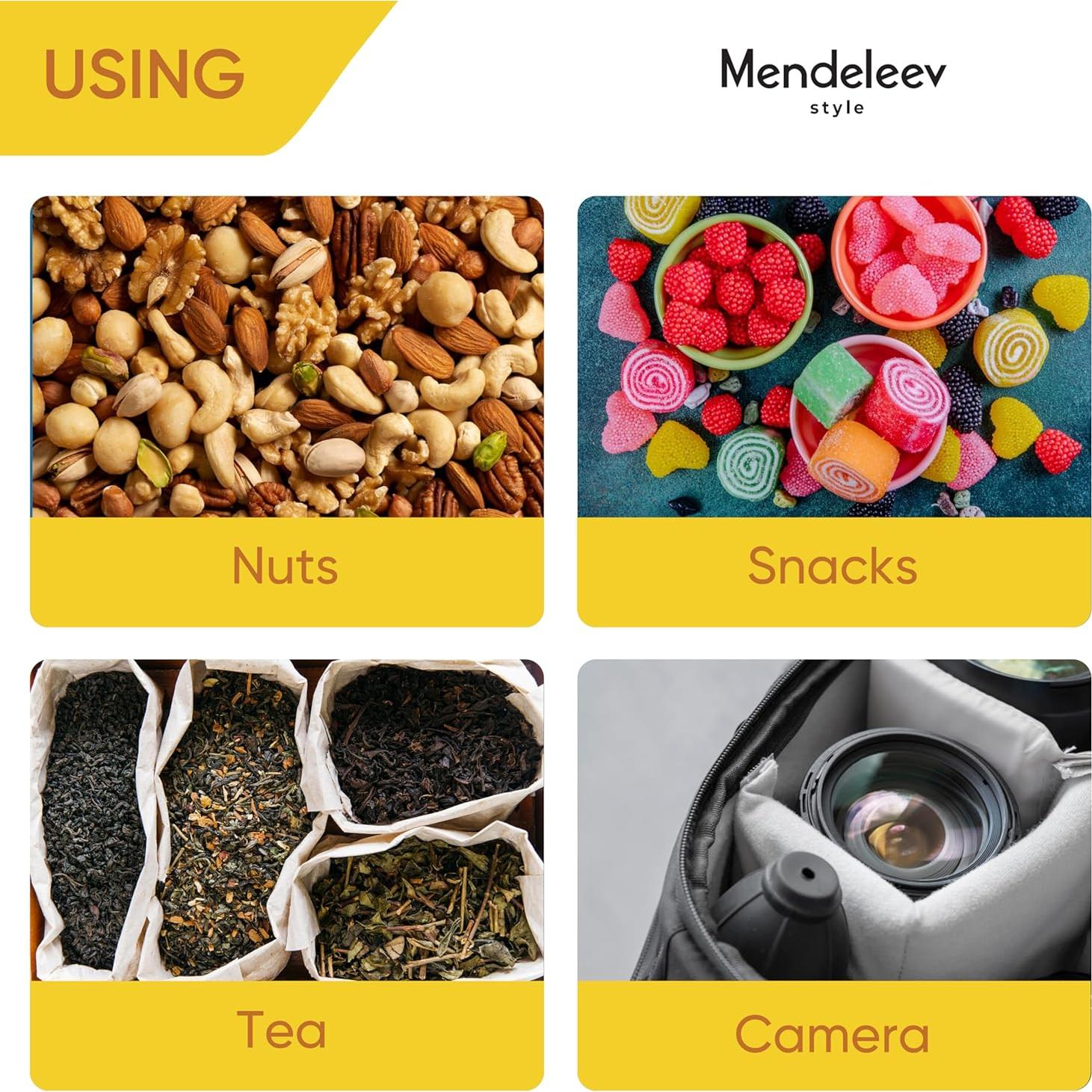 Perlas de Gel de Silicona Naranja 2 kg Mendeleev Inc