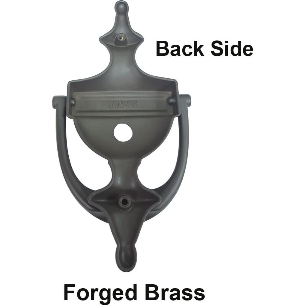 Agujero de puerta bronce macizo QCAA con visor 160° 18.7 cm