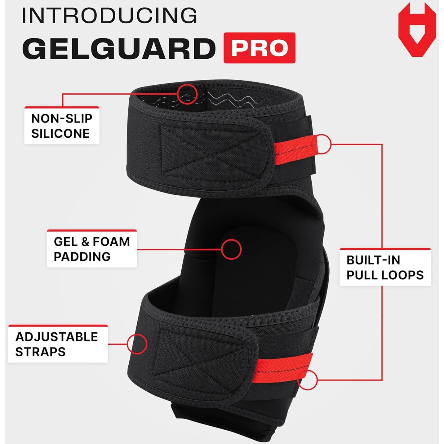 Rodilleras Profesionales NoCry GelGuard Pro con Soporte Tobillo