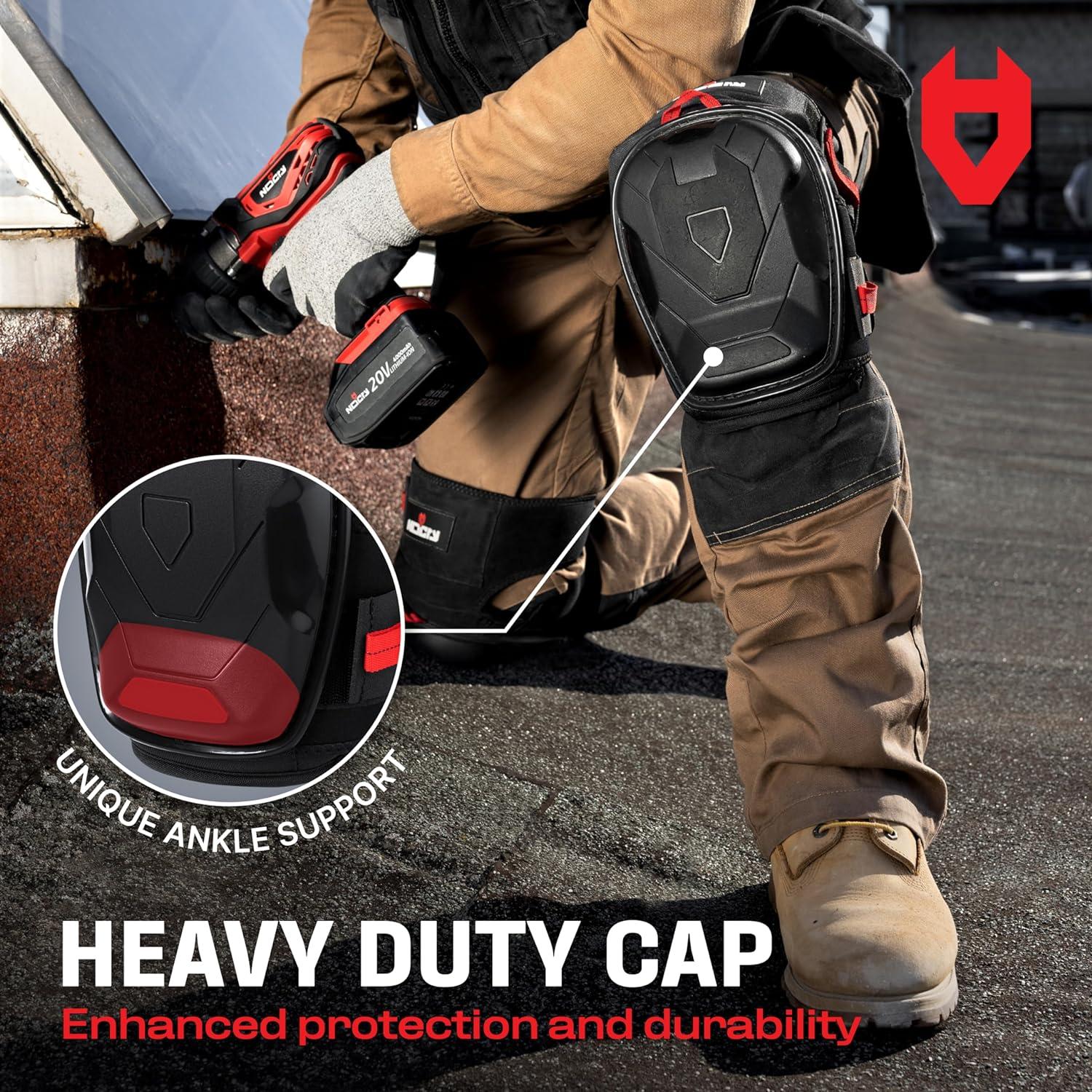 Rodilleras Profesionales NoCry GelGuard Pro con Soporte Tobillo